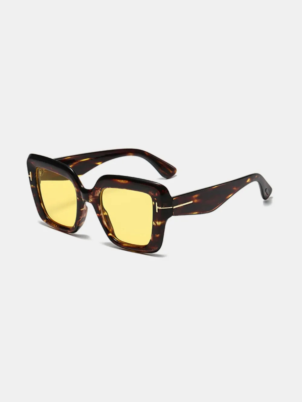 Polycarbonate Square Frame Sunglasses – Bold Look, UV Protection, Everyday Comfort - Fashlot