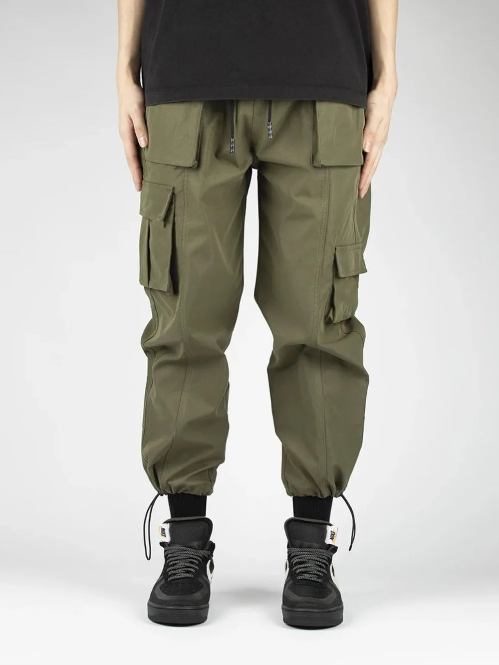 Men’s Drawstring Cargo Pants – Comfortable Fit, Functional Style, Everyday Utility - Fashot