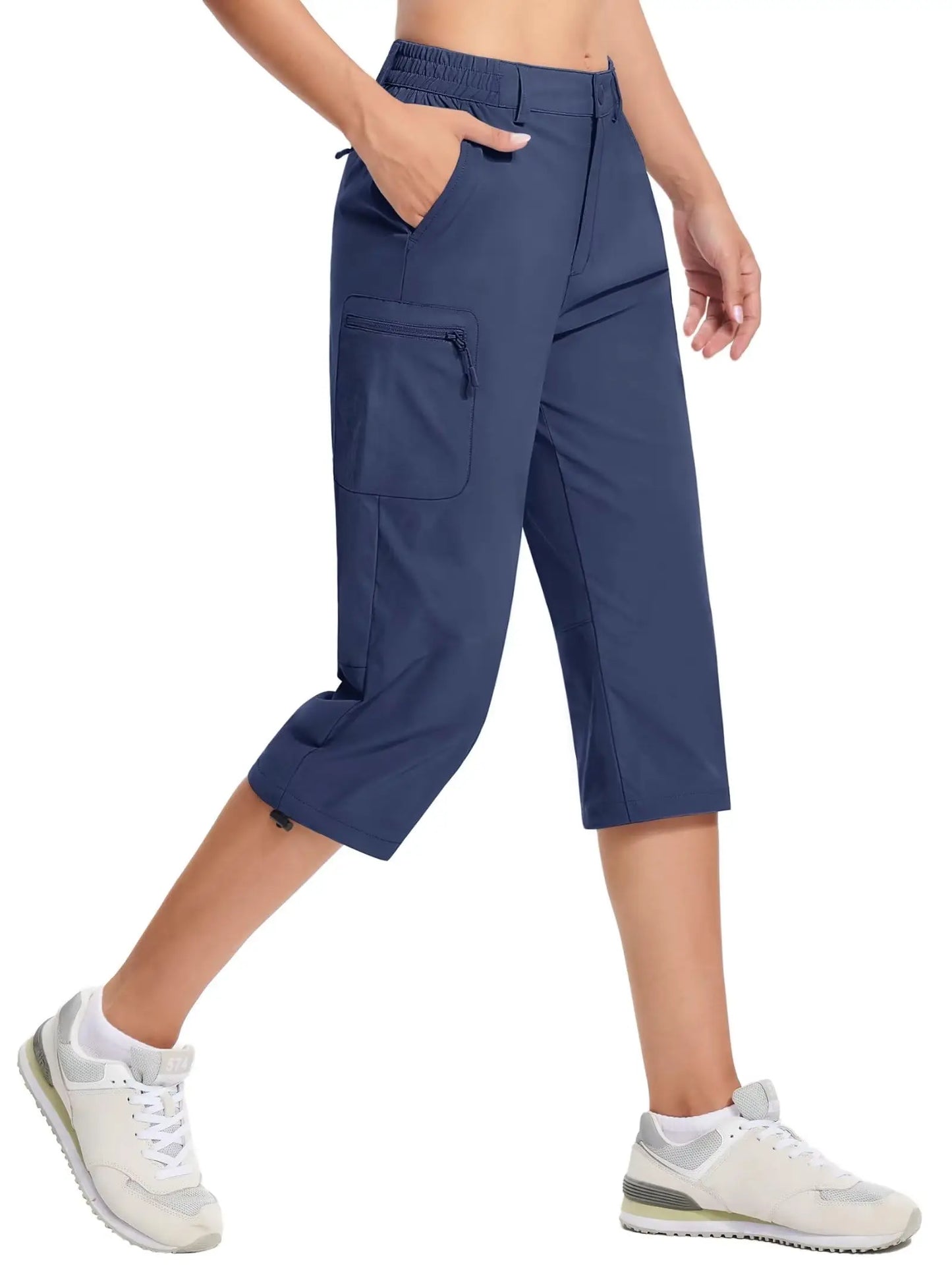 Women’s Quick-Dry Capri Hiking Shorts – Lightweight, Athletic, and Ready for the Outdoors - Fashlot