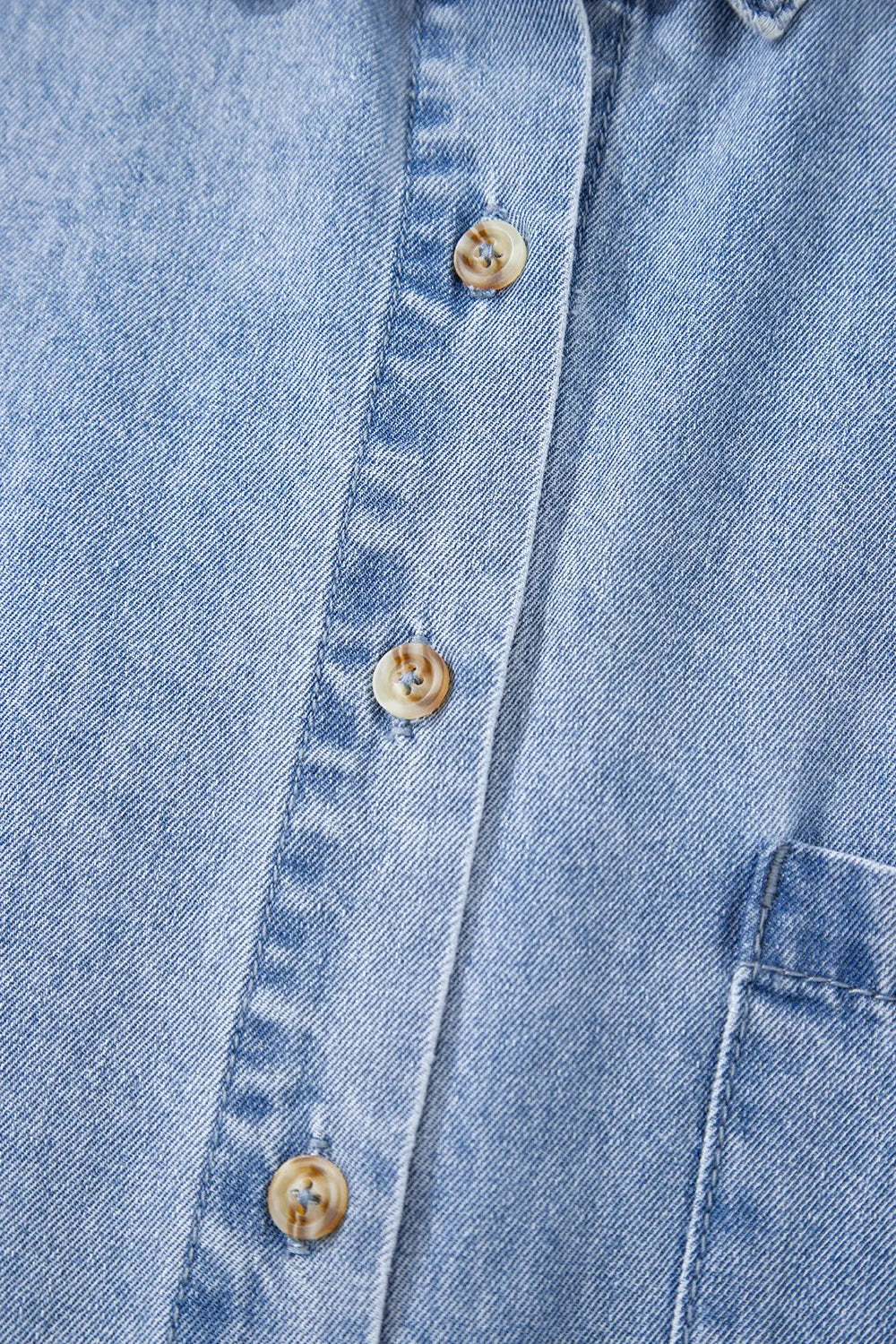 Women’s Button Down Short Sleeve Denim Dress - Classic, Clean, Effortless - Fashlot