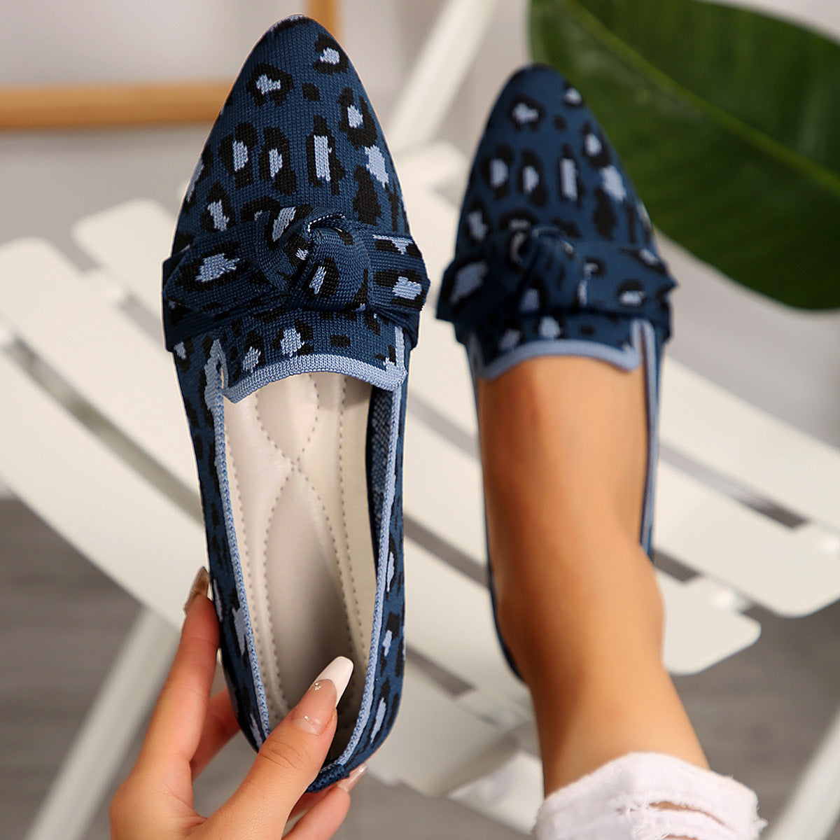 Women’s Mesh Point Toe Flat Slip-Ons – Lightweight, Stylish & Made for All-Day Comfort - Fashlot 