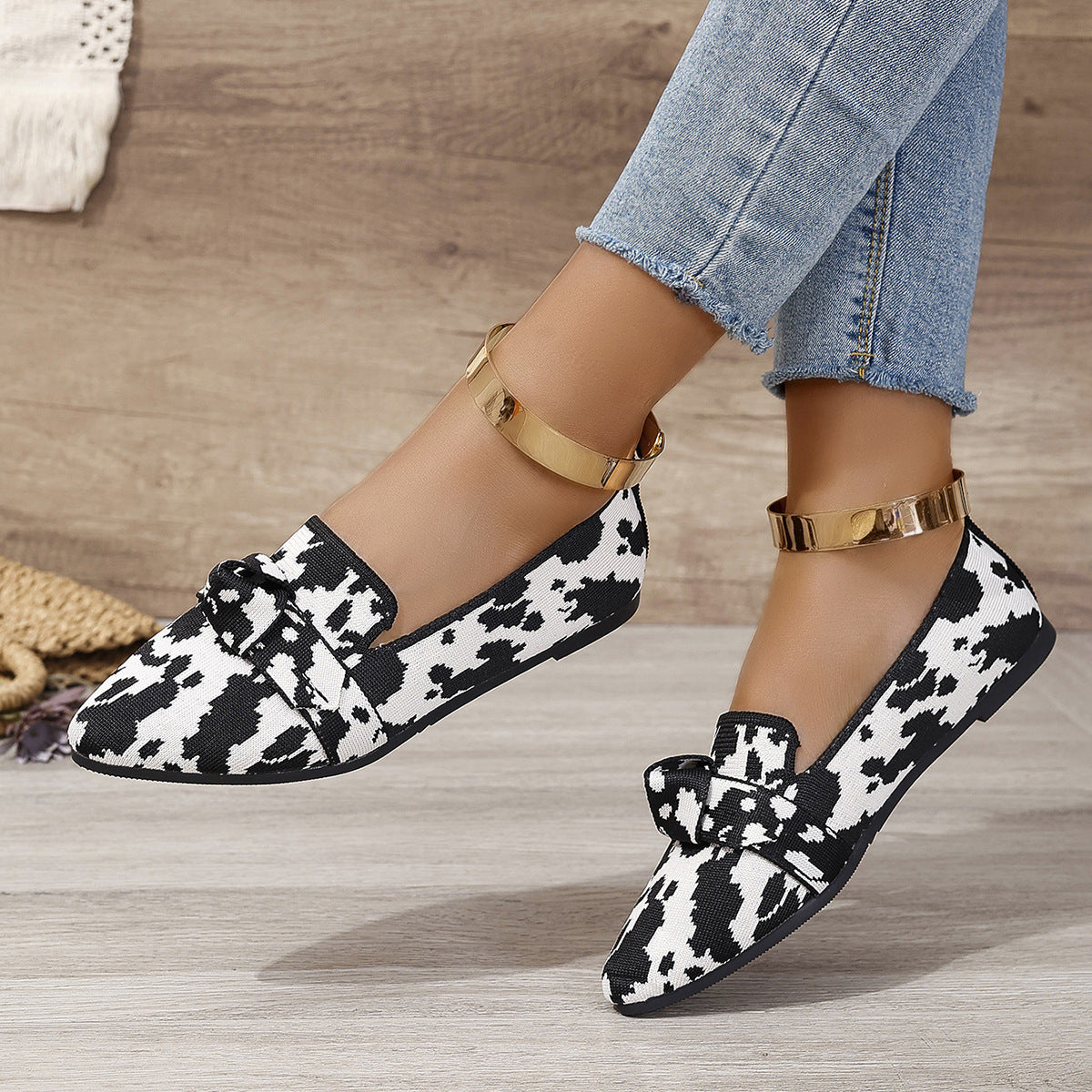 Women’s Mesh Point Toe Flat Slip-Ons – Lightweight, Stylish & Made for All-Day Comfort - Fashlot 