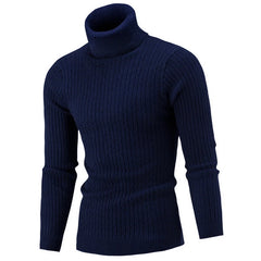 Men's Classic Comfortable Autumn Winter Warm Stylish Slim Fit Turtleneck Sweater