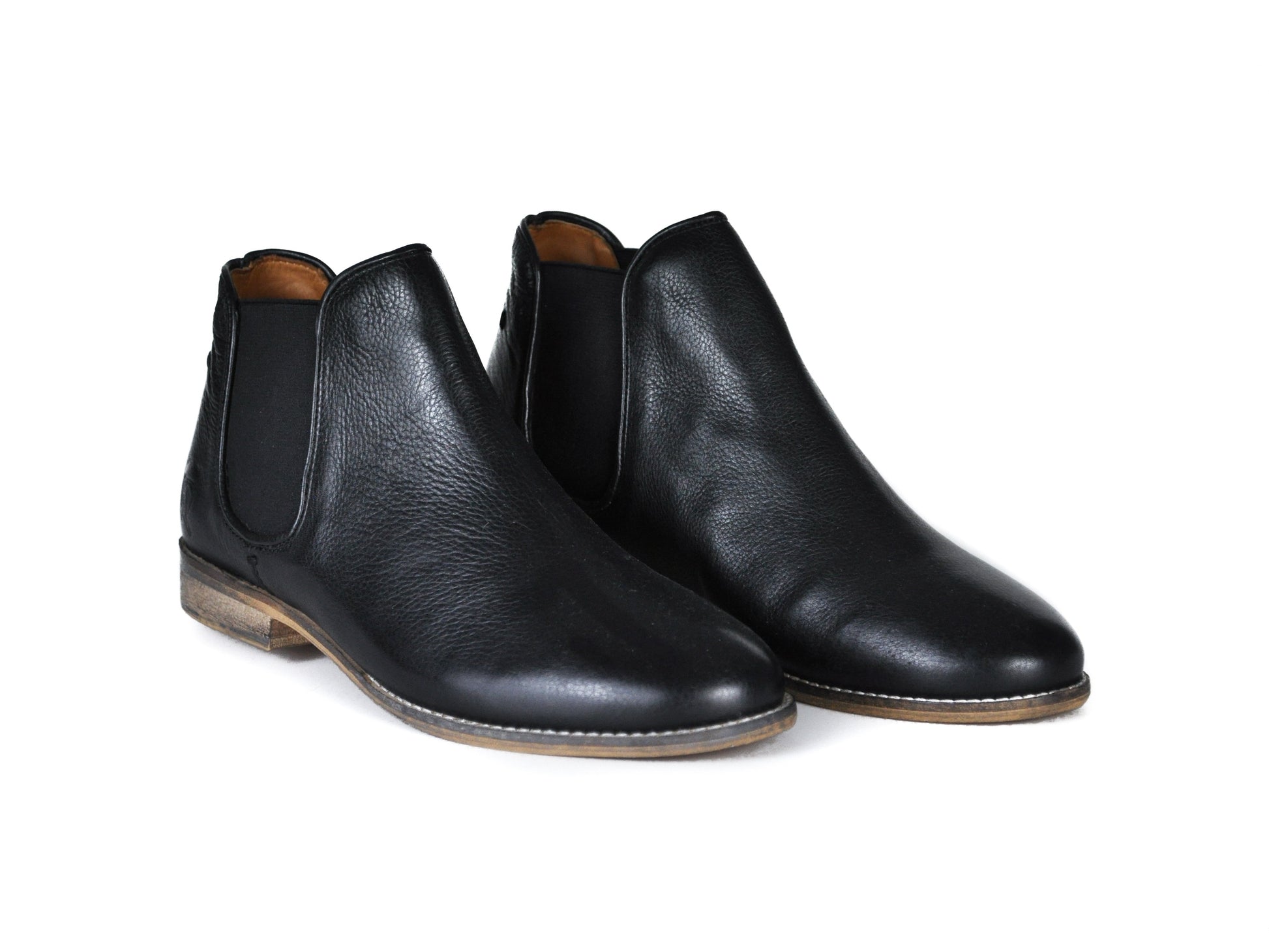 Men’s Leather Chelsea Boots - Fashlots