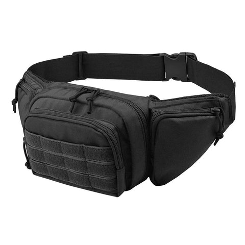 Tactical Fanny Pack Sling Shoulder Bag with Gun Holster - Fashlot