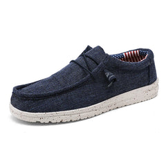 Lightweight Breathable Casual Spring Autumn Comfortable Canvas Slip-On Boat Shoes For Men - Fashlot