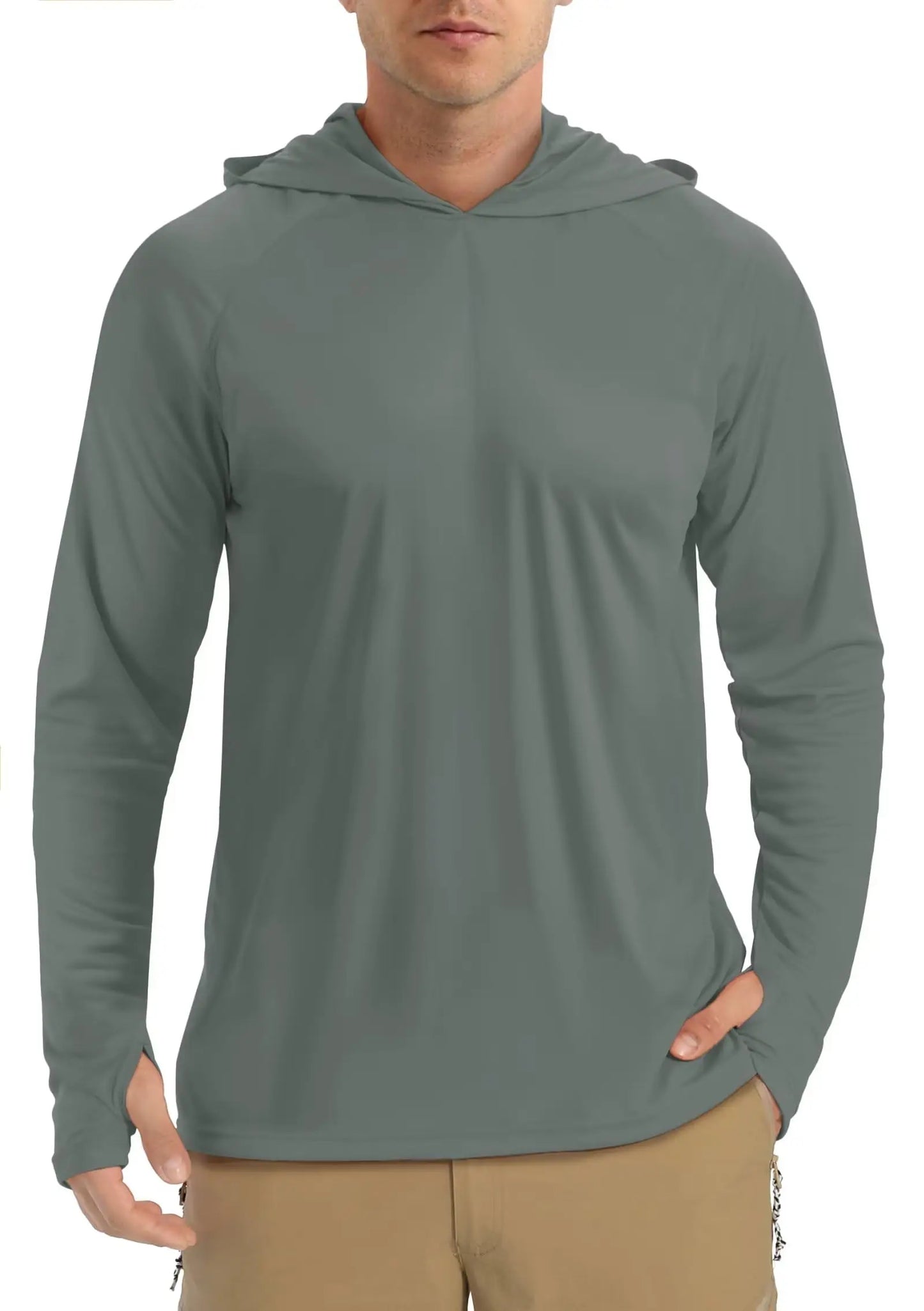 Men’s Quick-Dry UV Protection Hoodie – Lightweight, Breathable, Long Sleeve - Fashlot