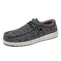 Lightweight Breathable Casual Spring Autumn Comfortable Canvas Slip-On Boat Shoes For Men - Fashlot