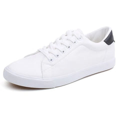 Spring Summer Men Casual Soft Leather Low Top Laceup Shoes - Fashlot 