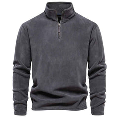 Men's Fall Winter Solid Color Warm Fleece Top - Fashlot