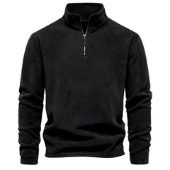 Men's Fall Winter Solid Color Warm Fleece Top - Fashlot