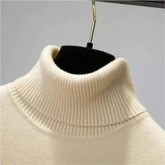 Women's Warm Elegant Pullover Turtleneck Sweater - Fashlot