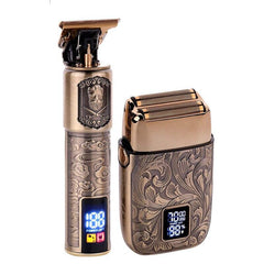 Electric Double Blade Hair Shaver With Digital Display - Fashlot