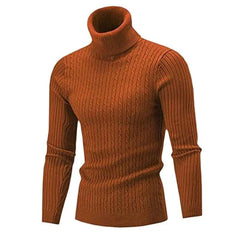 Men's Autumn Winter Slim Fit Turtleneck Sweater - Fashlot