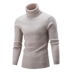 Men's Autumn Winter Slim Fit Turtleneck Sweater - Fashlot