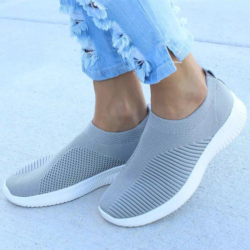 Women’s Lightweight Slip-On Shoes – Walking, Running, Travel, Work - Fashlot