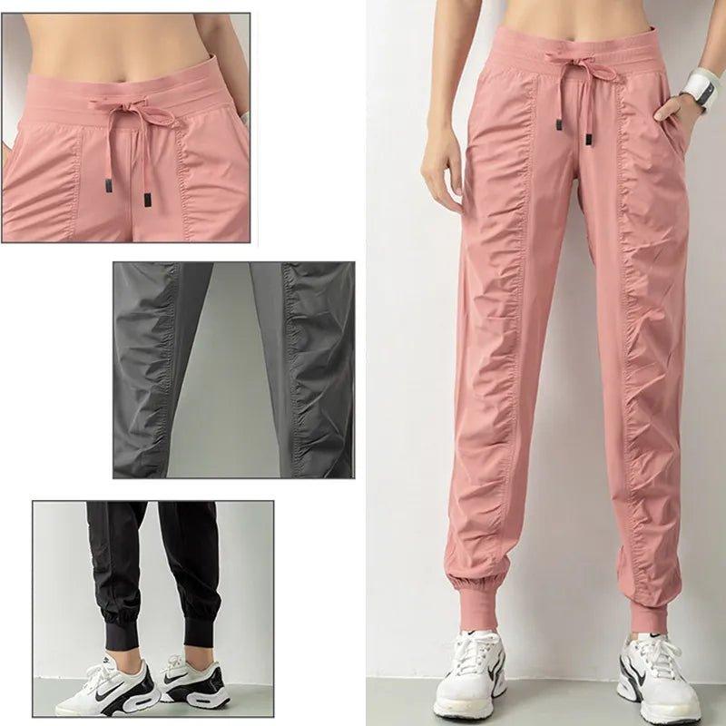 Women’s Quick-Dry Lightweight Joggers – Running, Hiking, Yoga, Leisure - Fashlot