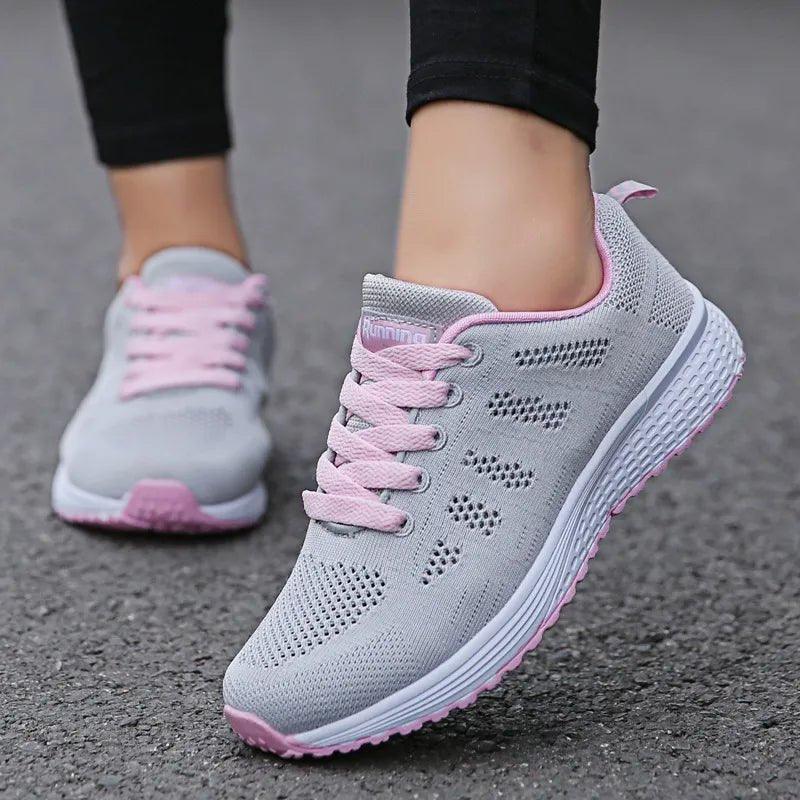 Women’s Lightweight Mesh Sneakers – Running, Walking, Gym, Casual - Fashlot